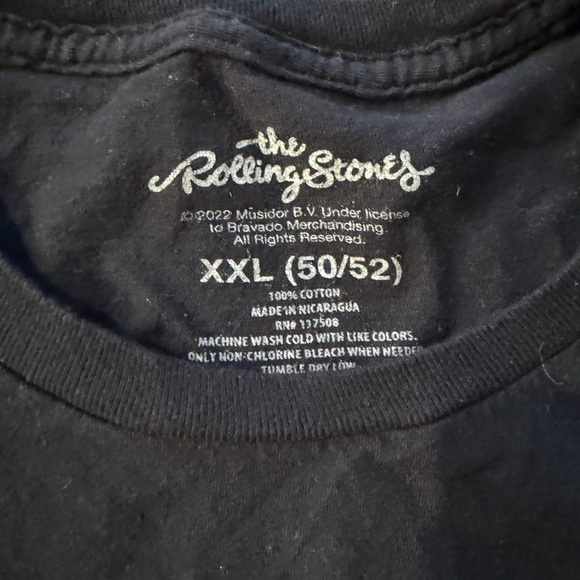The Rolling Stones Pop Art Concert Tee: 2XL Big & Tall Band Merch: Mick Jagger - Picture 3 of 3